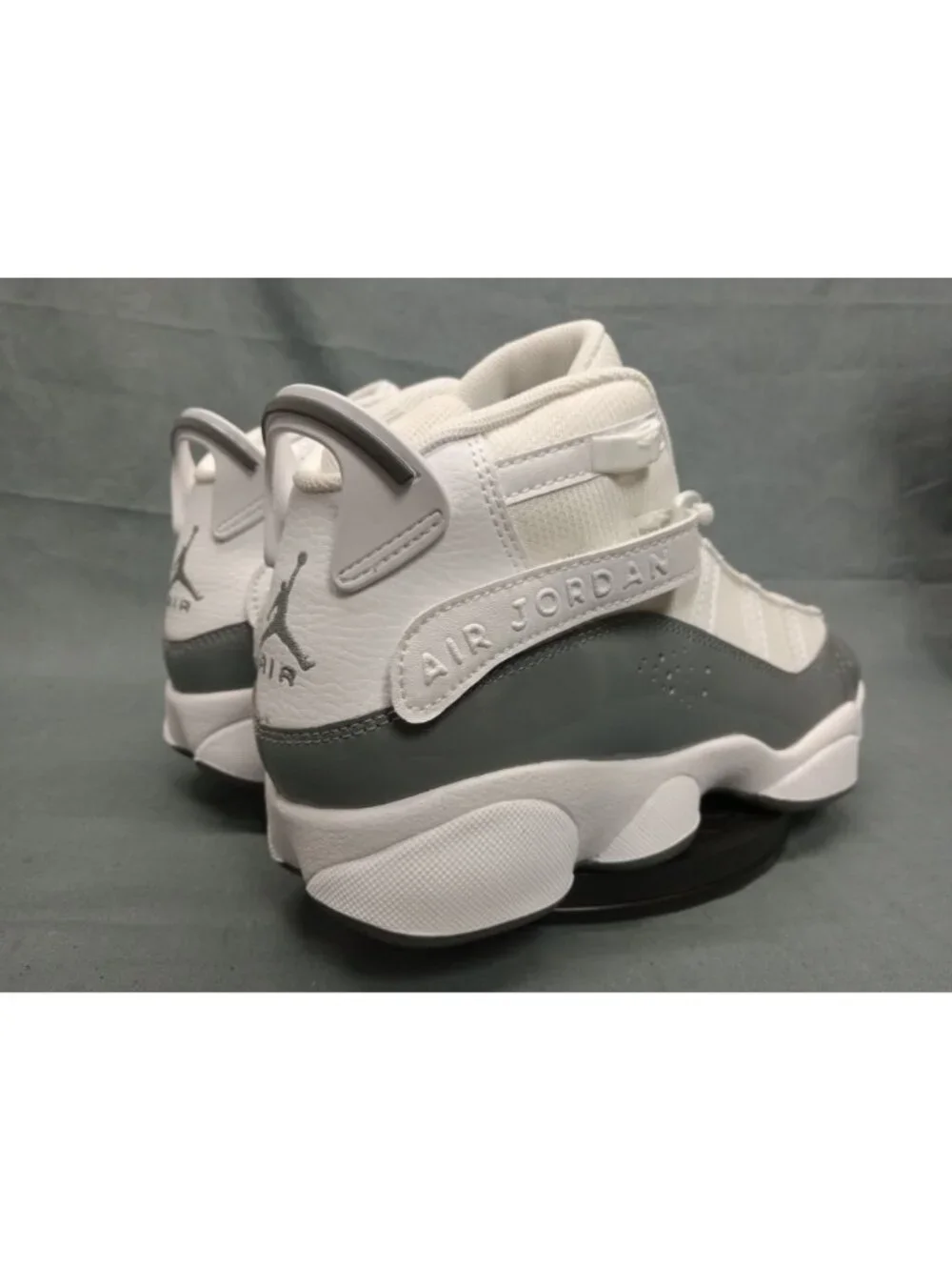 Nike Jordan 6 Rings (GS) Sneakers White Cool Grey Boys Size 5.5 NEW IN BOX!